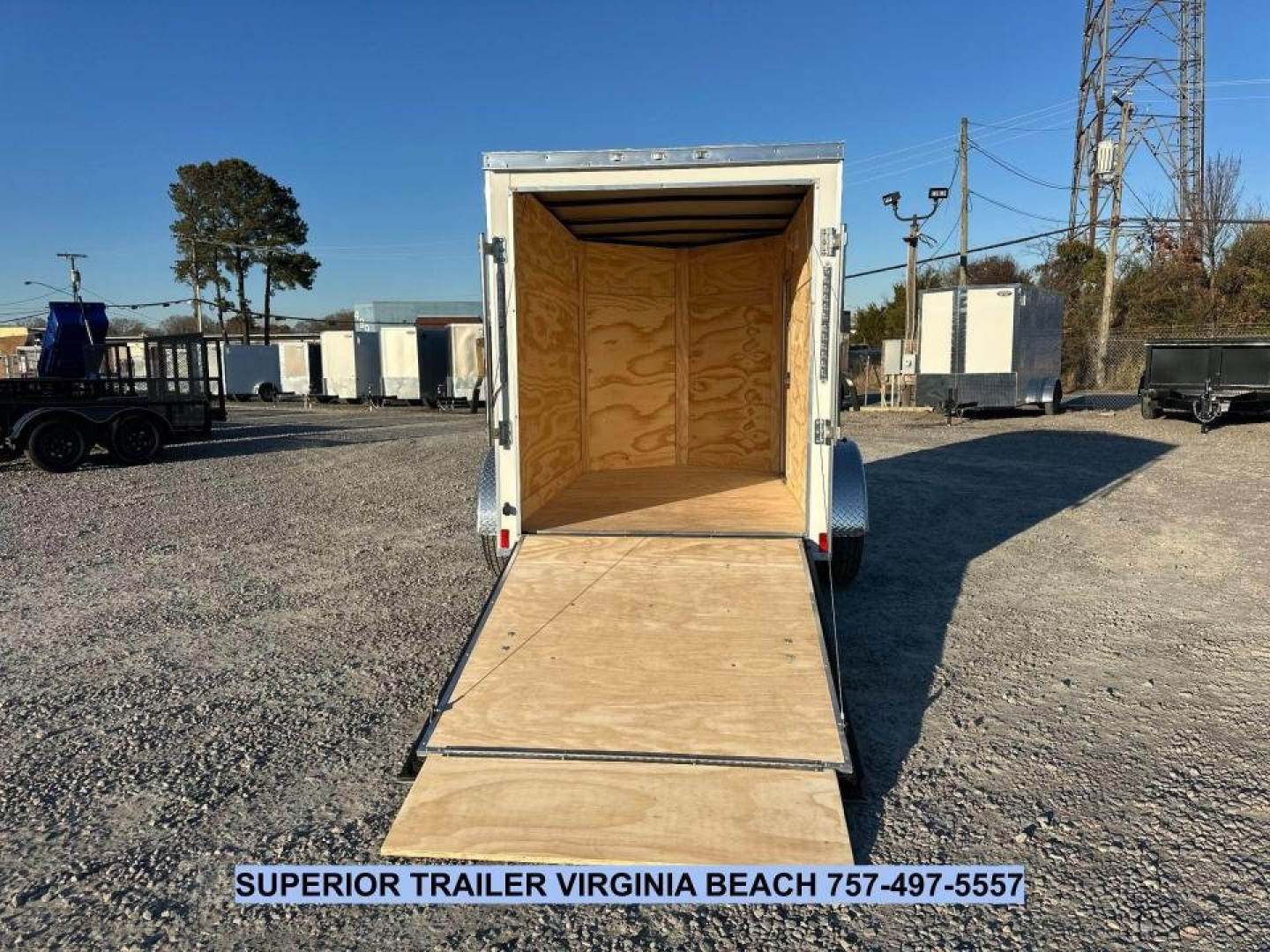 New 2026 Anvil 5X8 w/Ramp Cargo / Enclosed Trailer