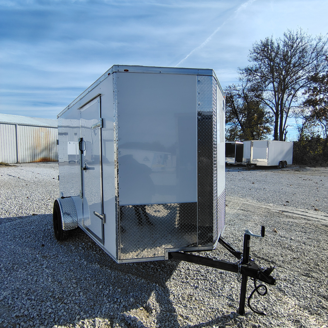 New 2026 Mammoth 6x10 SA Cargo / Enclosed Trailer, 6' interior height, .080 polycore, 35k axle