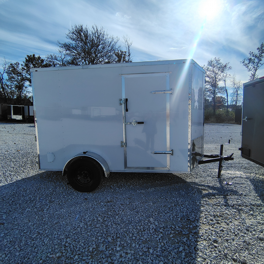 New 2026 Mammoth 6x10 SA Cargo / Enclosed Trailer, 6' interior height, .080 polycore, 35k axle