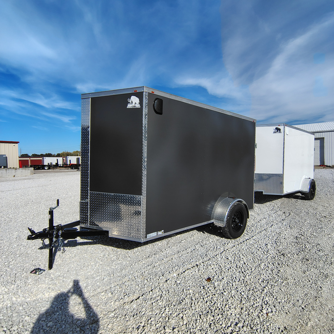 New 2026 Mammoth 6x10 SA Cargo / Enclosed Trailer, 6' interior height, .080 polycore, 35k axle