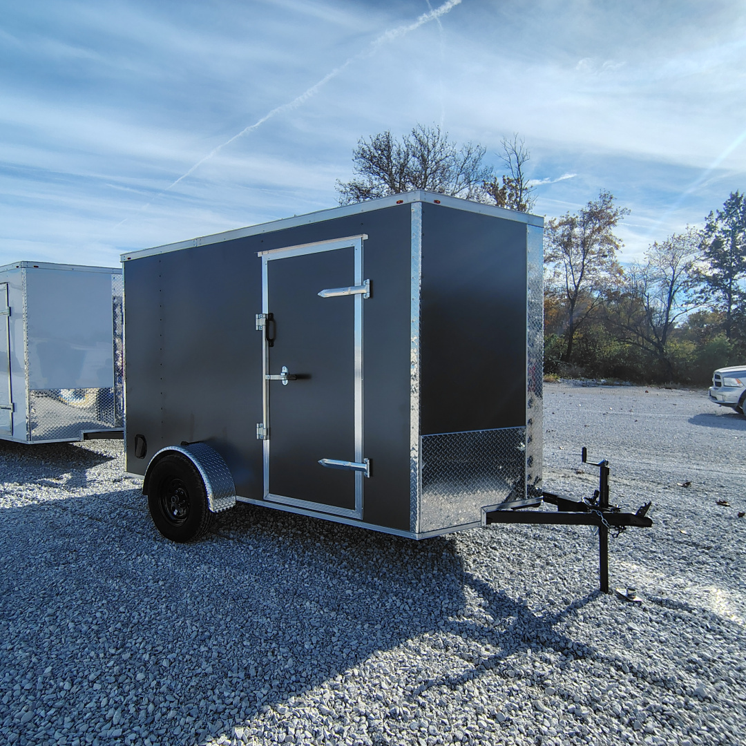 New 2026 Mammoth 6x10 SA Cargo / Enclosed Trailer, 6' interior height, .080 polycore, 35k axle