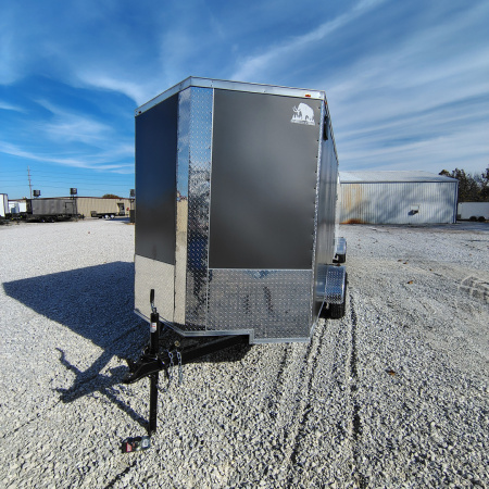 New 2026 Mammoth 6x10 SA Cargo / Enclosed Trailer, 6' interior height, .080 polycore, 35k axle