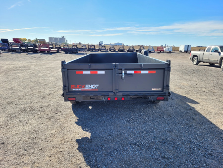 New 2026 Buckshot 83"x14' Dump Trailer W/2' Sides