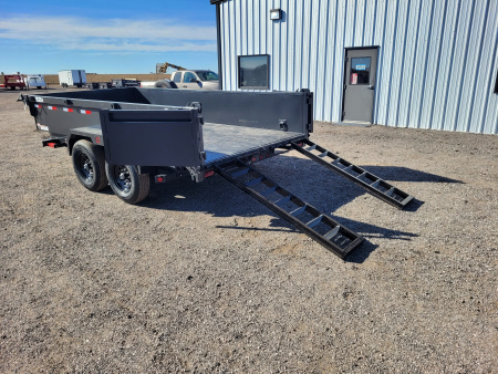 New 2026 Buckshot 83"x14' Dump Trailer W/2' Sides