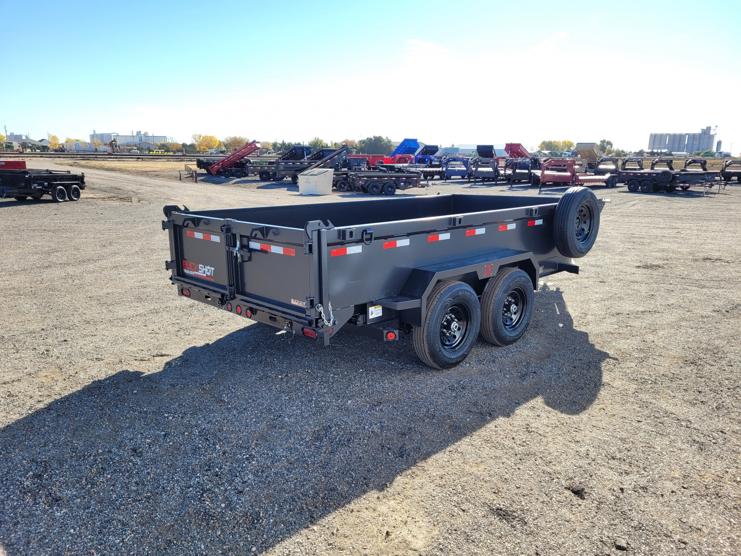 New 2026 Buckshot 83"x14' Dump Trailer W/2' Sides