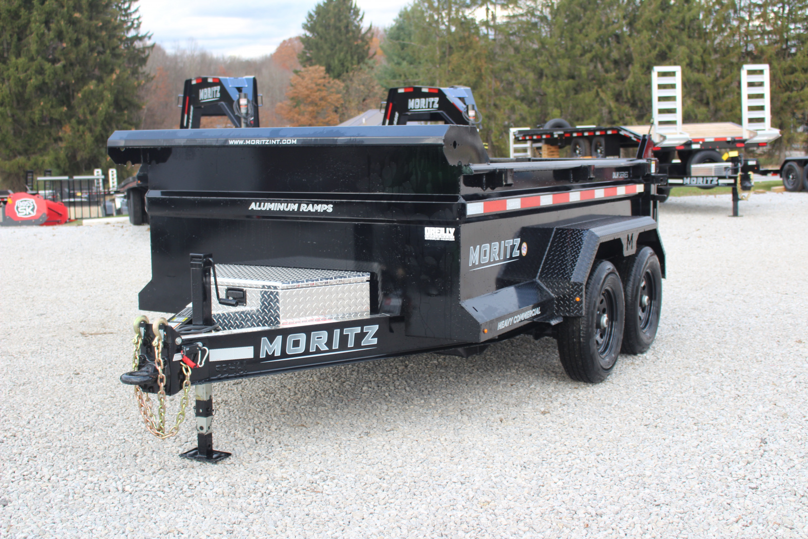 New 2026 Moritz 6' 2" x 10' Heavy Commercial DLH Series Dump Trailer - 9950# GVW