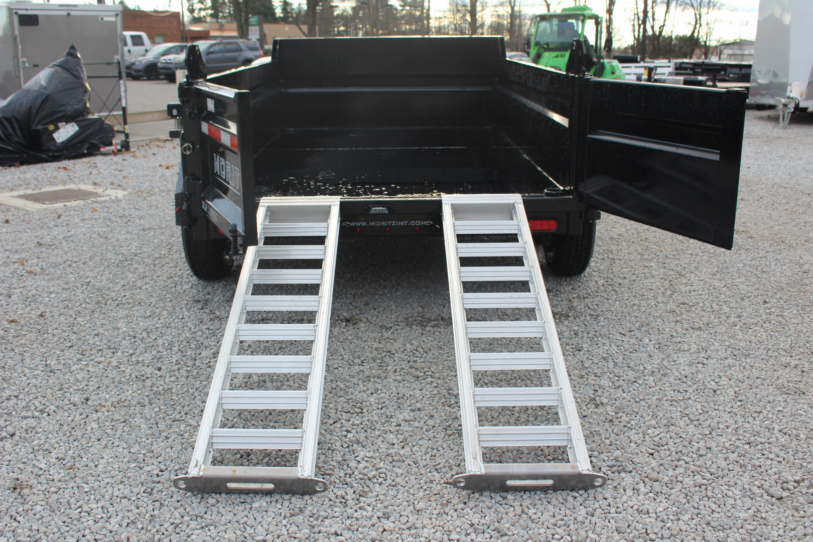 New 2026 Moritz 6' 2" x 10' Heavy Commercial DLH Series Dump Trailer - 9950# GVW