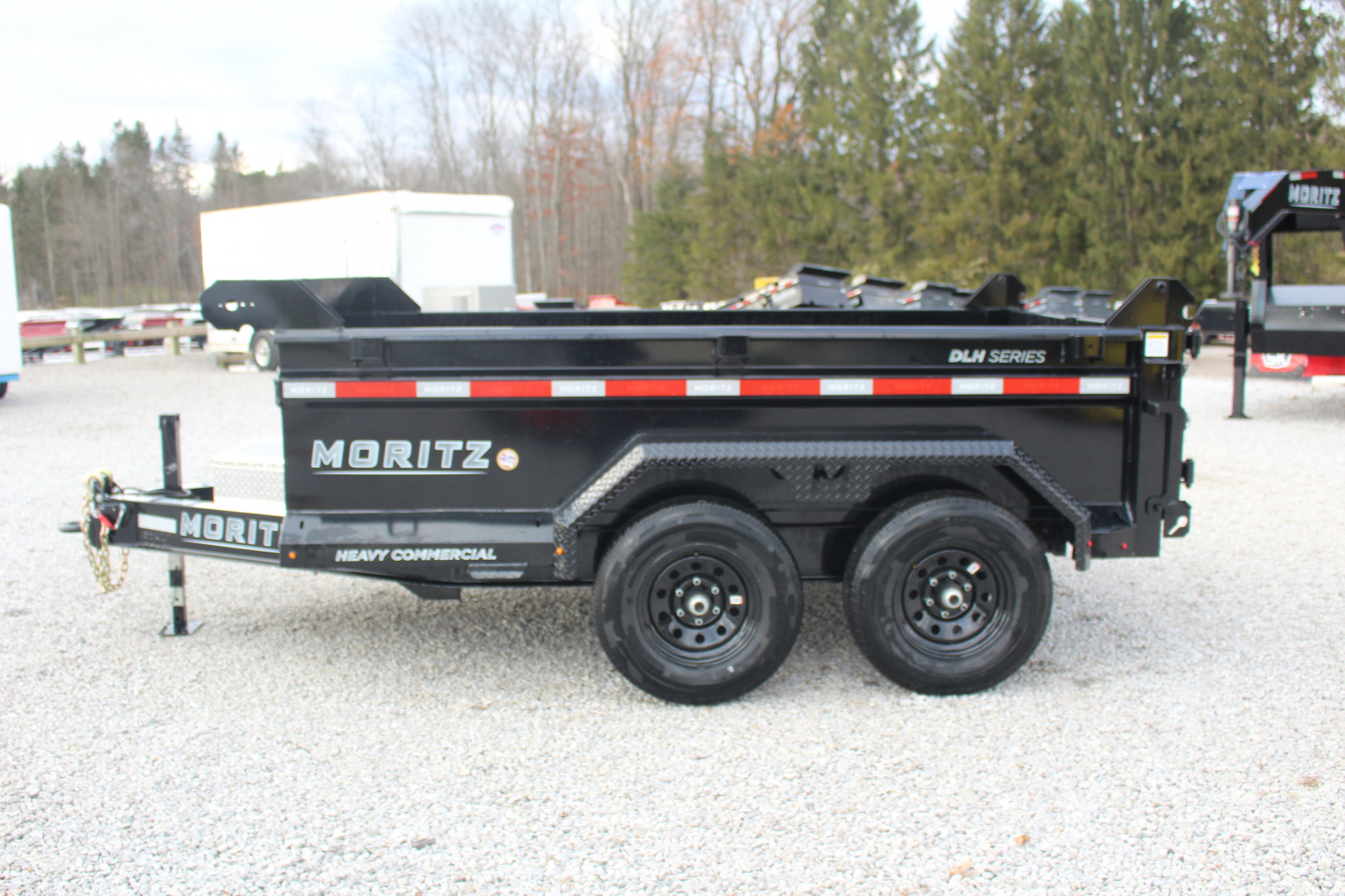 New 2026 Moritz 6' 2" x 10' Heavy Commercial DLH Series Dump Trailer - 9950# GVW