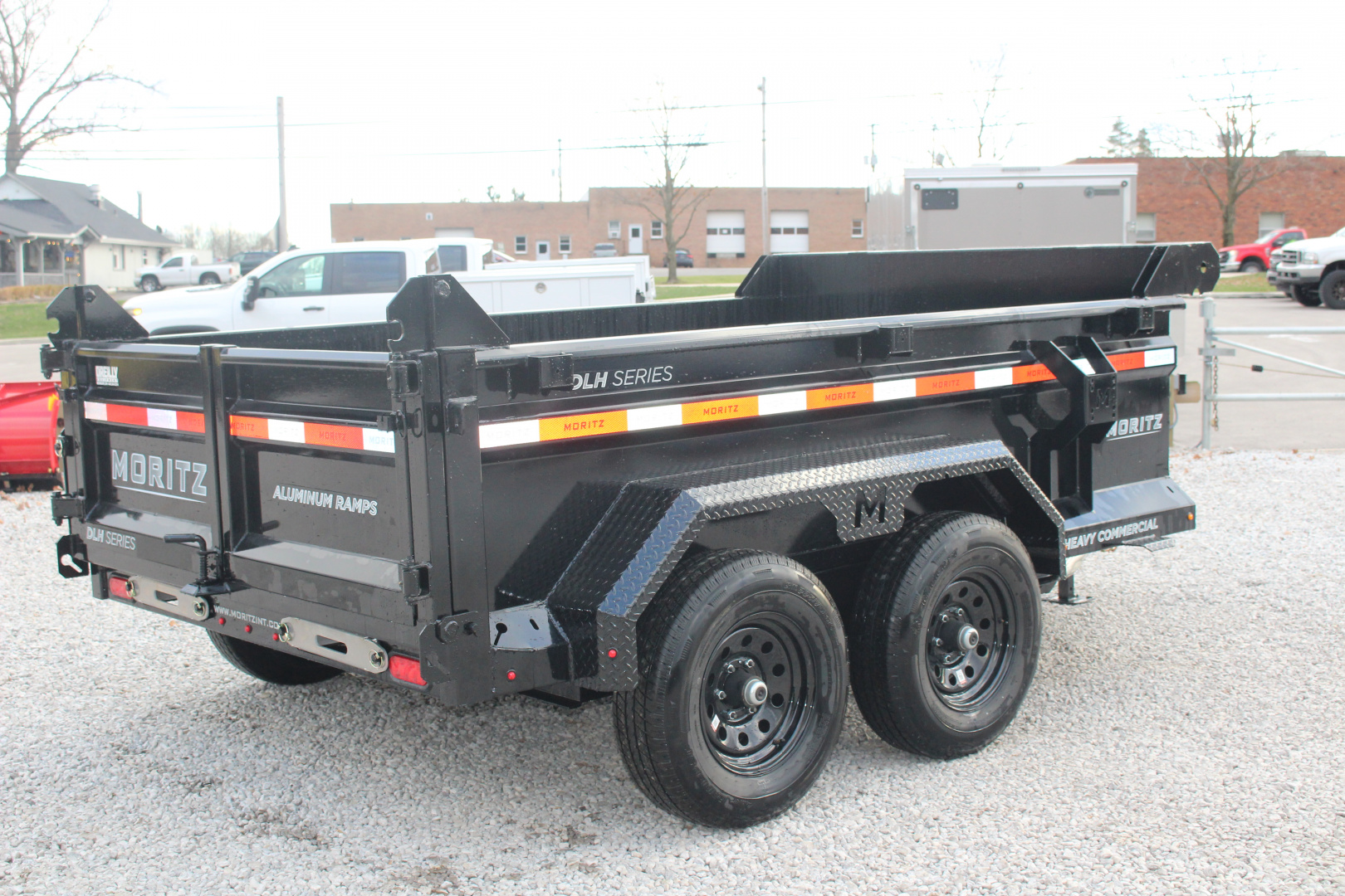 New 2026 Moritz 6' 2" x 10' Heavy Commercial DLH Series Dump Trailer - 9950# GVW