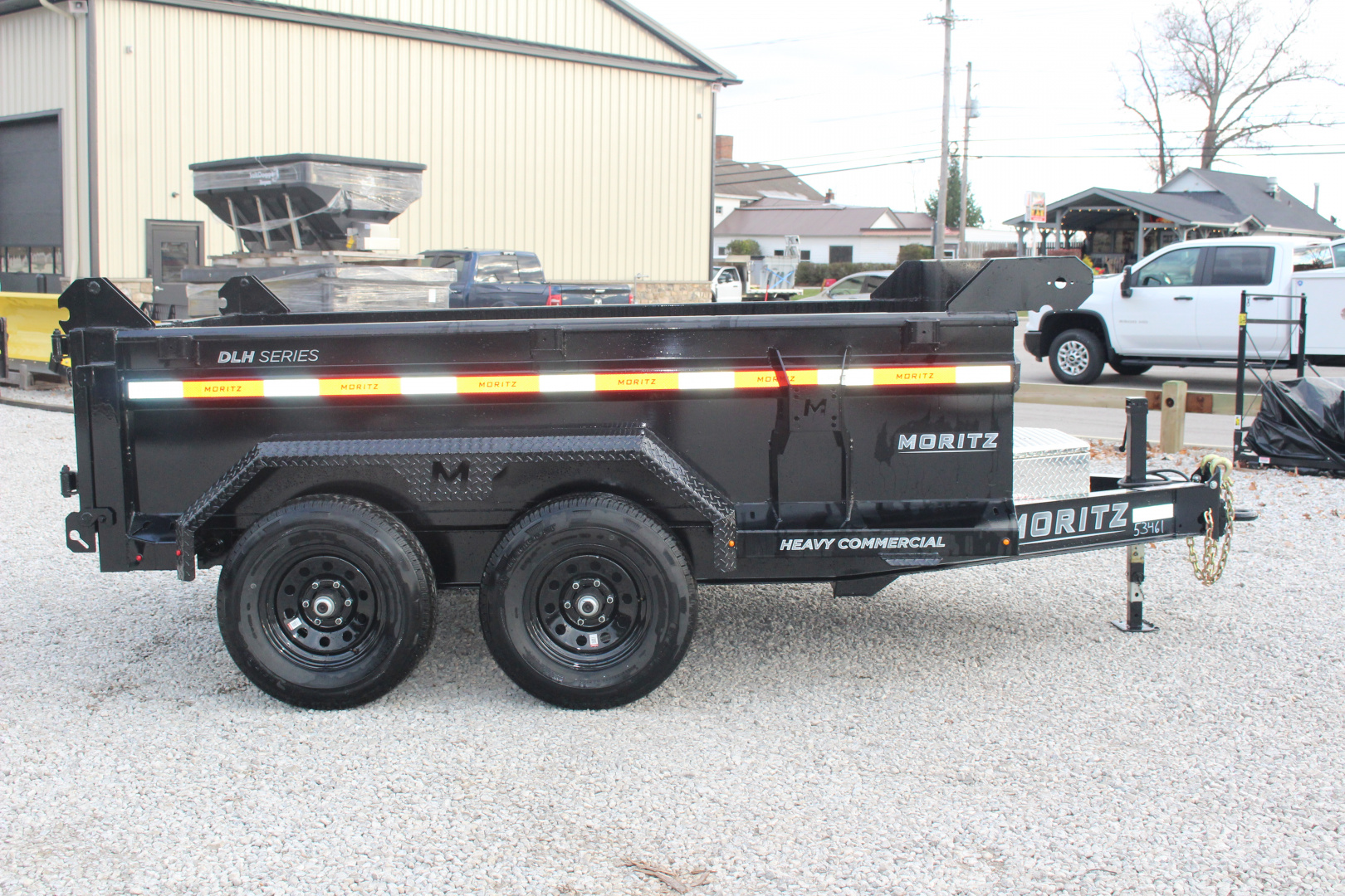 New 2026 Moritz 6' 2" x 10' Heavy Commercial DLH Series Dump Trailer - 9950# GVW