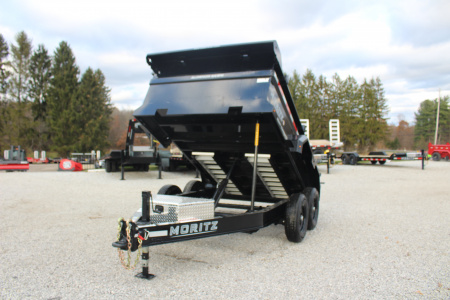 New 2026 Moritz 6' 2" x 10' Heavy Commercial DLH Series Dump Trailer - 9950# GVW