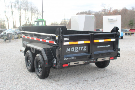New 2026 Moritz 6' 2" x 10' Heavy Commercial DLH Series Dump Trailer - 9950# GVW
