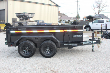 New 2026 Moritz 6' 2" x 10' Heavy Commercial DLH Series Dump Trailer - 9950# GVW