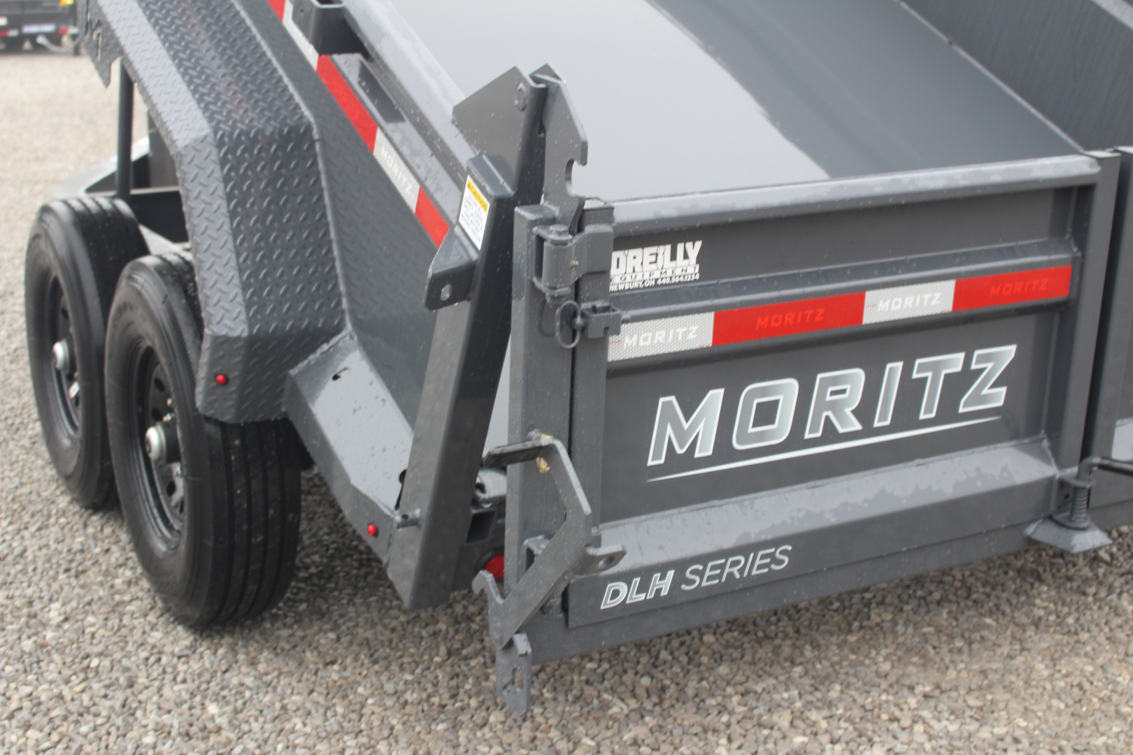 New 2026 Moritz 6' 10" x 12' Heavy Commercial DLH Series Dump Trailer - 14000# GVW