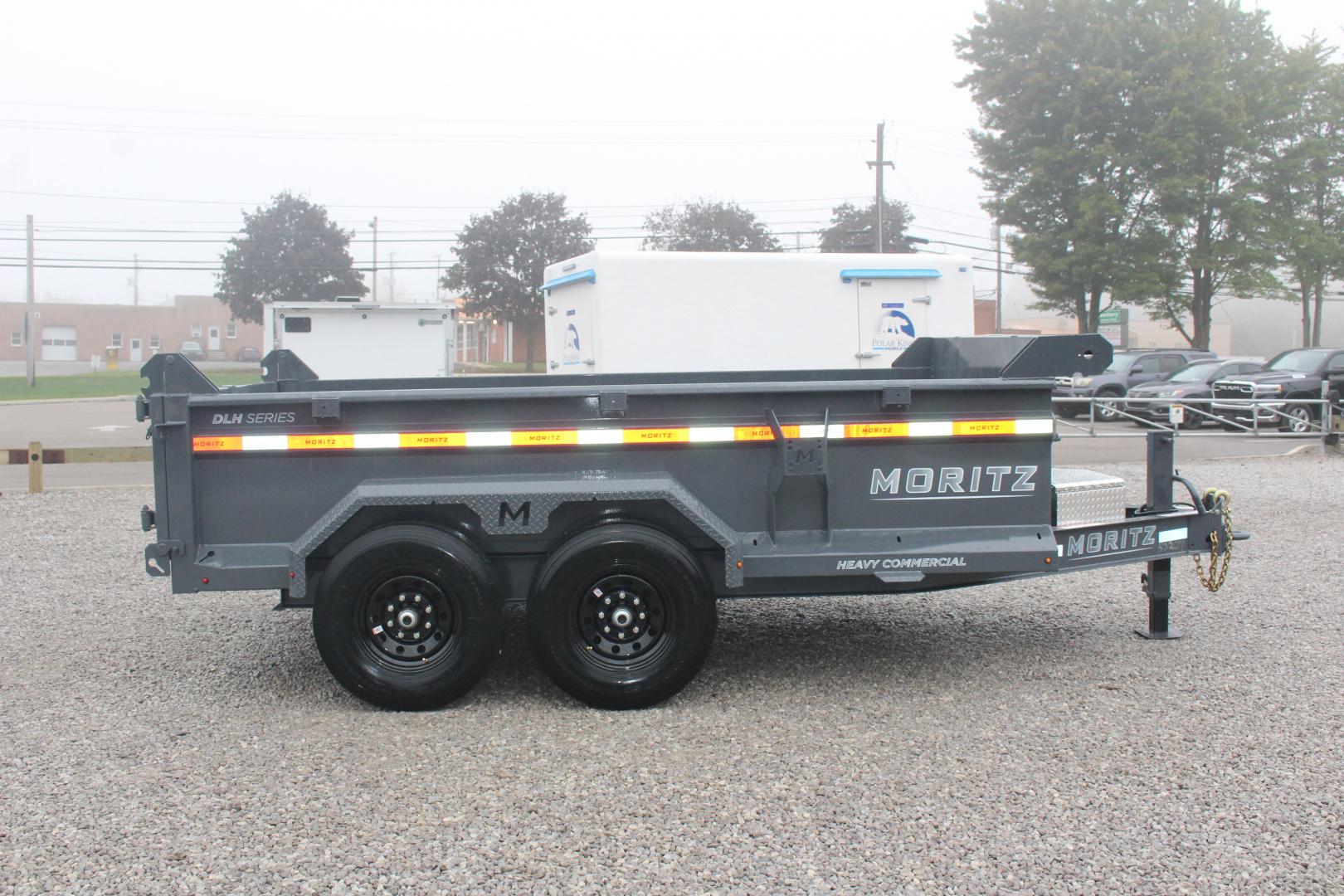 New 2026 Moritz 6' 10" x 12' Heavy Commercial DLH Series Dump Trailer - 14000# GVW