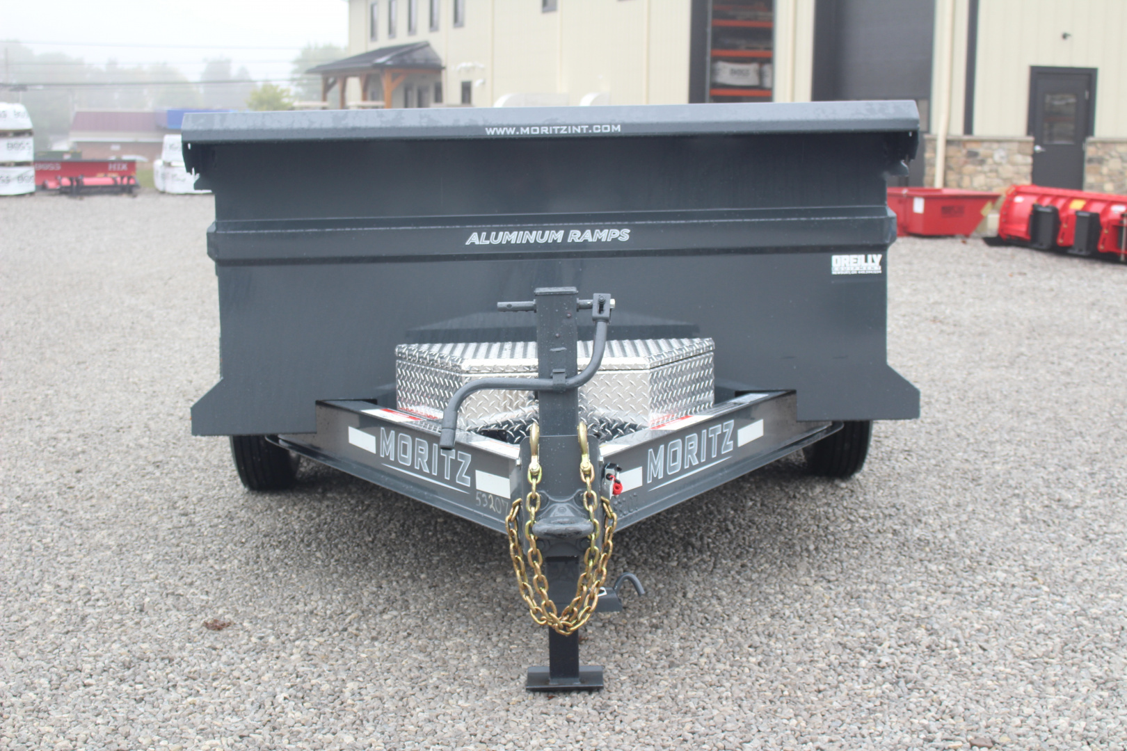 New 2026 Moritz 6' 10" x 12' Heavy Commercial DLH Series Dump Trailer - 14000# GVW