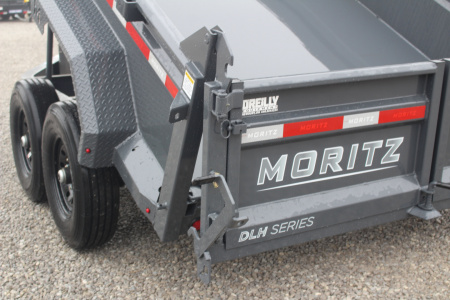New 2026 Moritz 6' 10" x 12' Heavy Commercial DLH Series Dump Trailer - 14000# GVW