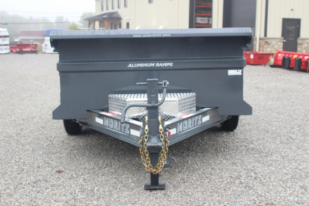 New 2026 Moritz 6' 10" x 12' Heavy Commercial DLH Series Dump Trailer - 14000# GVW