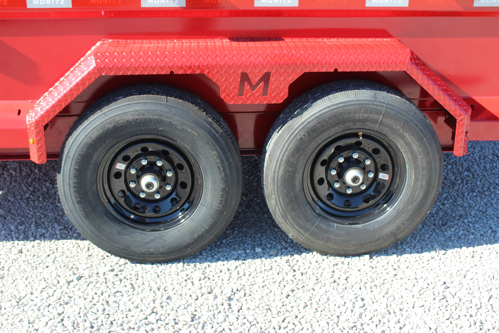 New 2026 Moritz 6' 10" x 12' Heavy Commercial DLH Series Dump Trailer - 14000# GVW