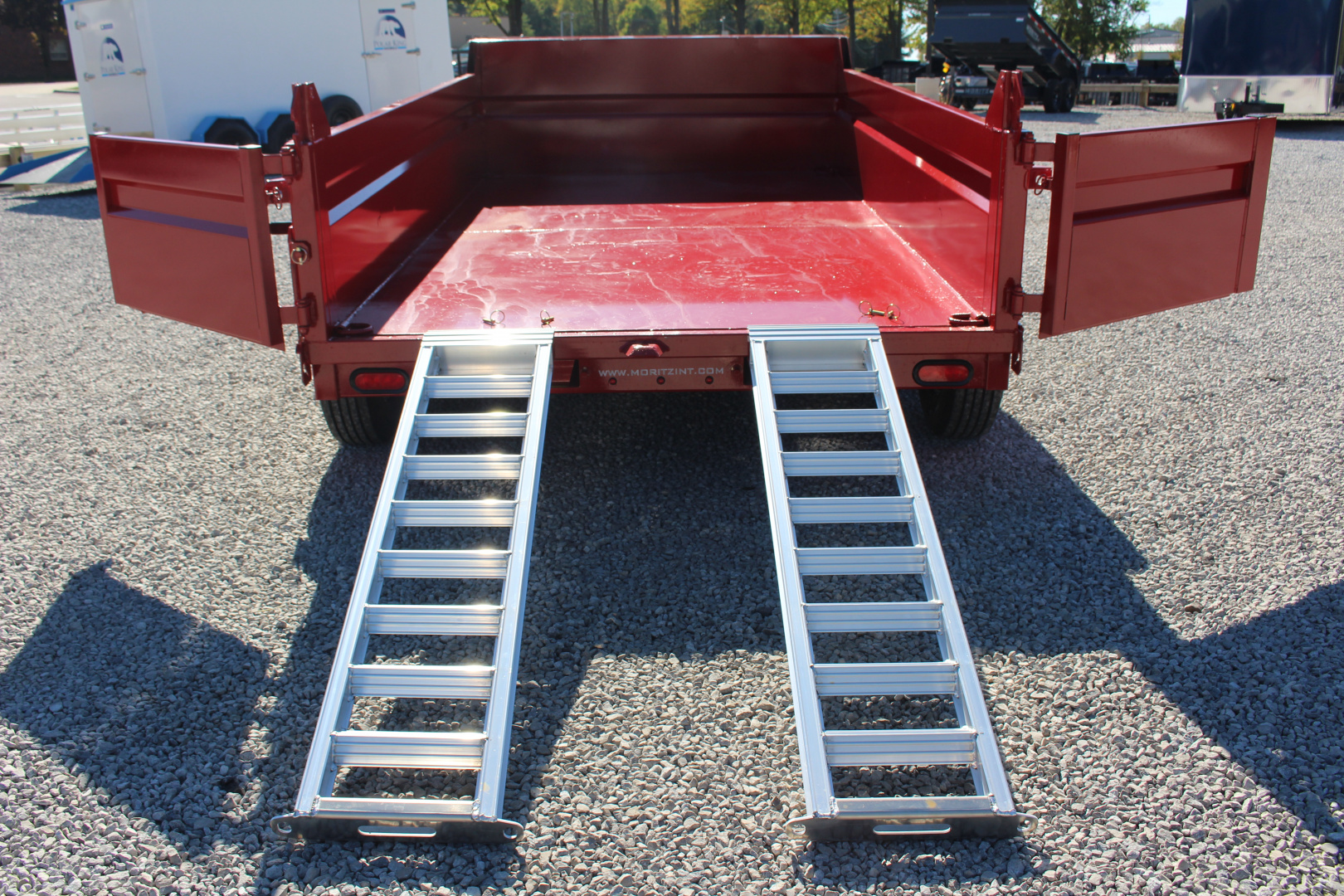 New 2026 Moritz 6' 10" x 12' Heavy Commercial DLH Series Dump Trailer - 14000# GVW