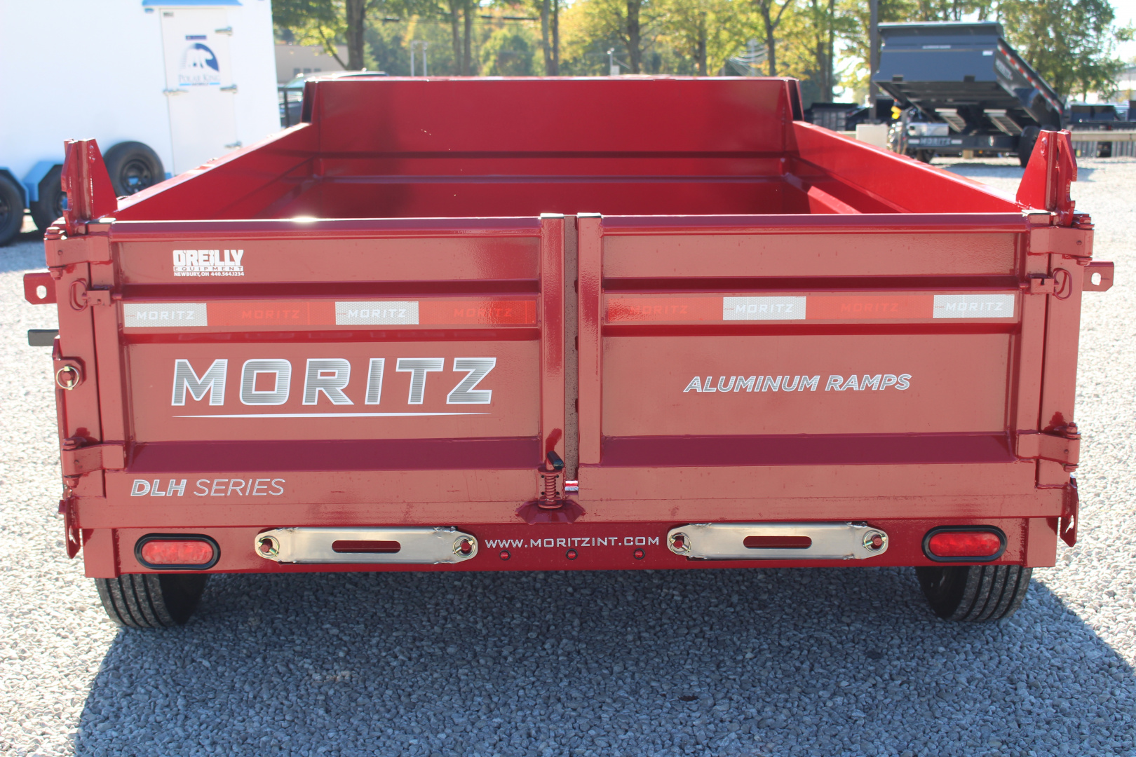 New 2026 Moritz 6' 10" x 12' Heavy Commercial DLH Series Dump Trailer - 14000# GVW