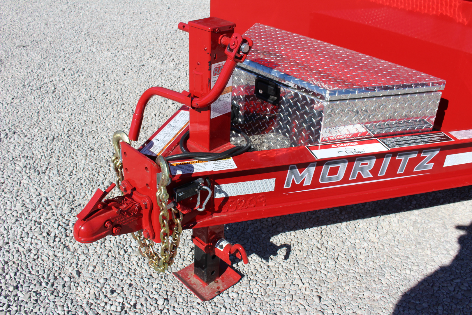 New 2026 Moritz 6' 10" x 12' Heavy Commercial DLH Series Dump Trailer - 14000# GVW