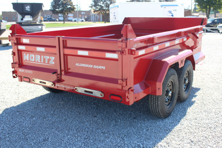 New 2026 Moritz 6' 10" x 12' Heavy Commercial DLH Series Dump Trailer - 14000# GVW