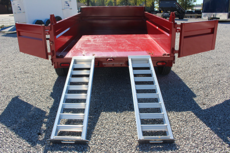 New 2026 Moritz 6' 10" x 12' Heavy Commercial DLH Series Dump Trailer - 14000# GVW