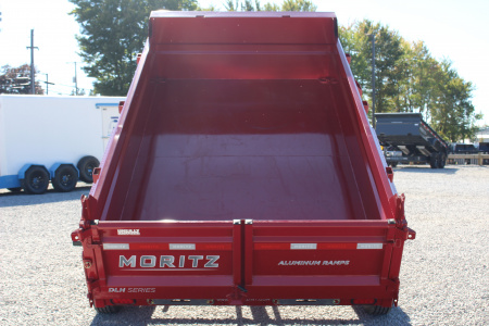 New 2026 Moritz 6' 10" x 12' Heavy Commercial DLH Series Dump Trailer - 14000# GVW