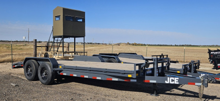 New 2026 JCE 20' x 6 in. Channel Equipment Trailer