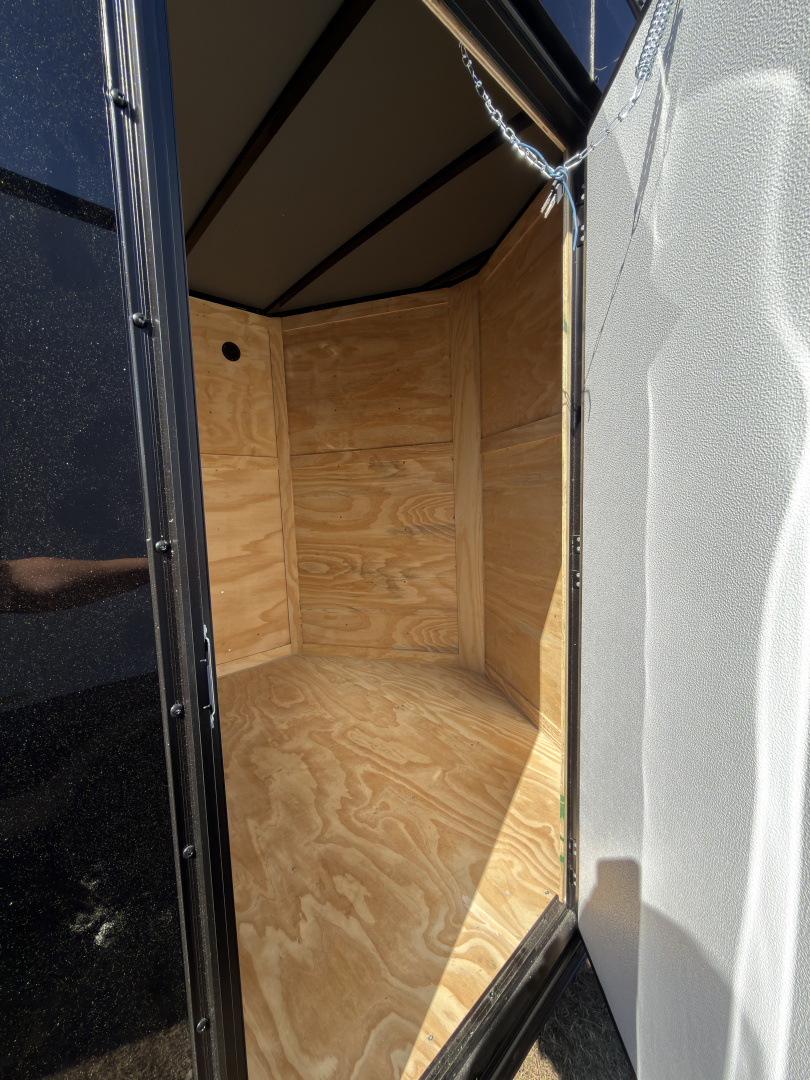 New 2026 Cargo United 7x14TA 7' Tall .080 PolyCor Blackout Package Rear Wing Spoiler Cargo / Enclosed Trailer