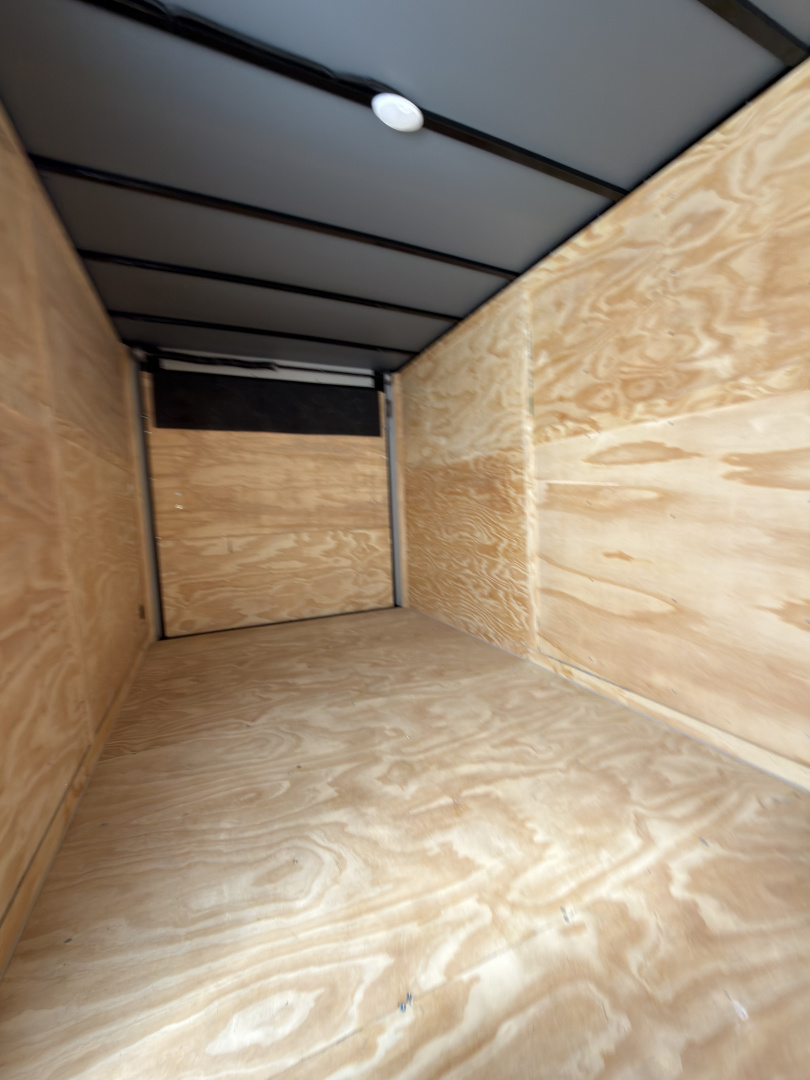 New 2026 Cargo United 7x14TA 7' Tall .080 PolyCor Blackout Package Rear Wing Spoiler Cargo / Enclosed Trailer