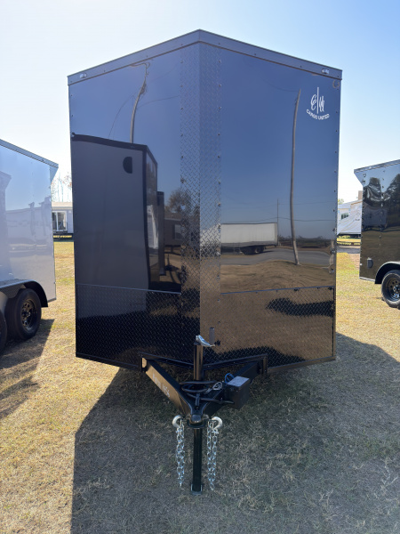 New 2026 Cargo United 7x14TA 7' Tall .080 PolyCor Blackout Package Rear Wing Spoiler Cargo / Enclosed Trailer