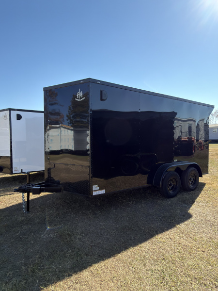 New 2026 Cargo United 7x14TA 7' Tall .080 PolyCor Blackout Package Rear Wing Spoiler Cargo / Enclosed Trailer