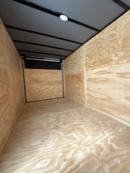 New 2026 Cargo United 7x14TA 7' Tall .080 PolyCor Blackout Package Rear Wing Spoiler Cargo / Enclosed Trailer