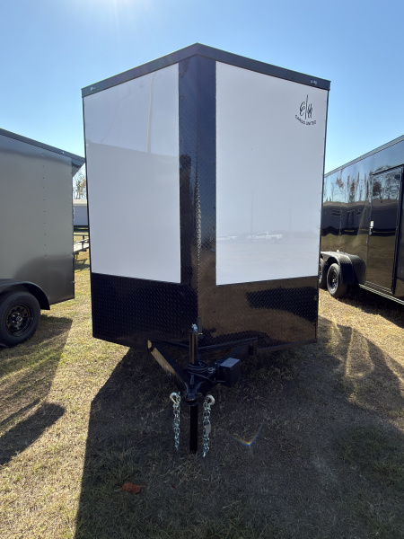 New 2026 Cargo United 7x14TA 7' Tall .080 PolyCor Blackout Package Rear Wing Spoiler Cargo / Enclosed Trailer