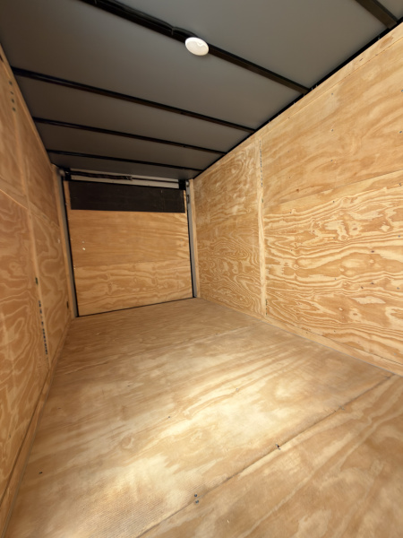 New 2026 Cargo United 7x14TA 7' Tall .080 PolyCor Blackout Package Rear Wing Spoiler Cargo / Enclosed Trailer