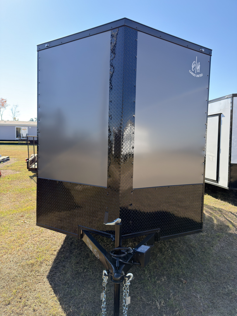 New 2026 Cargo United 7x14TA 7' Tall .080 PolyCor Blackout Package Rear Wing Spoiler Cargo / Enclosed Trailer