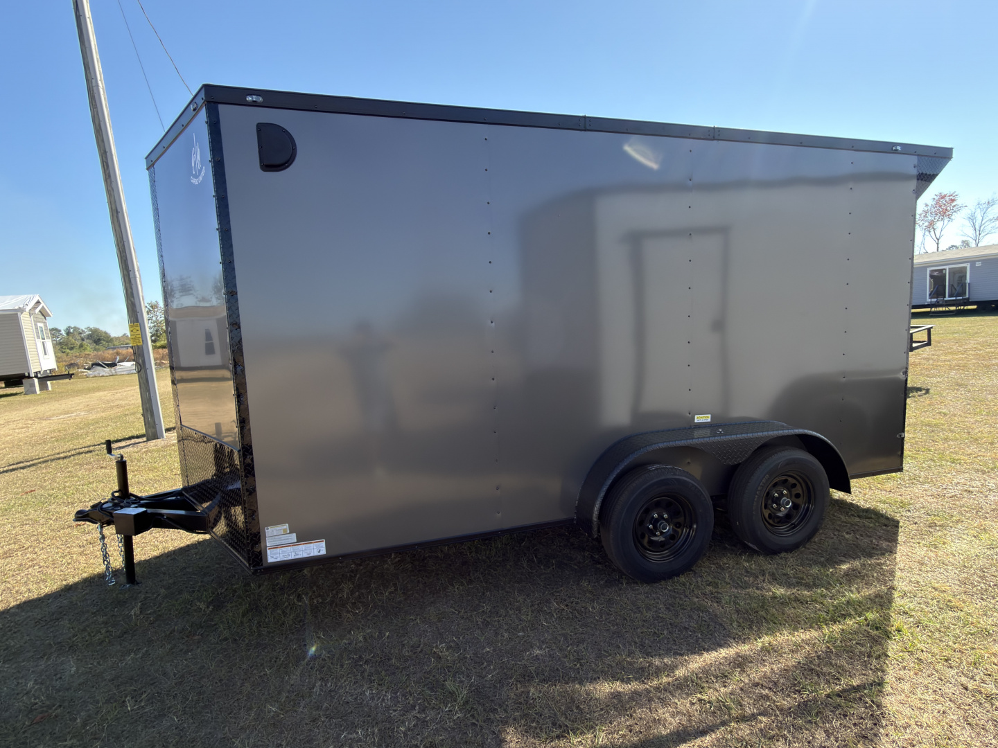 New 2026 Cargo United 7x14TA 7' Tall .080 PolyCor Blackout Package Rear Wing Spoiler Cargo / Enclosed Trailer