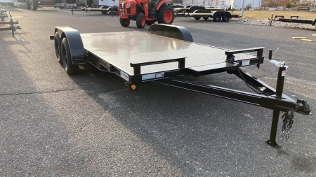 New 2026 P & T Trailers 16' steel deck Car Hauler