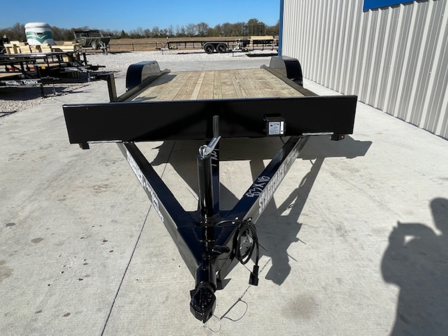 New 2026 DAVIDSON 83X18 (16+2) 2-3500LB AXLE WOOD FLOOR CAR HAULER W/ DOVETAIL