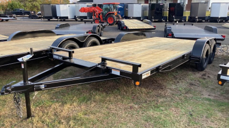 New 2026 P & T Trailers 18' wood deck Car Hauler
