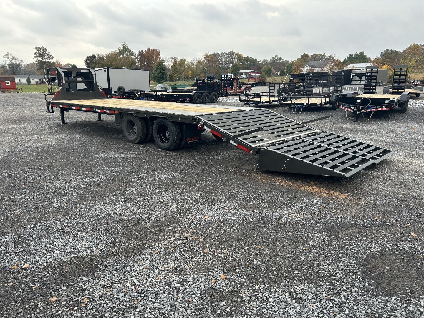 New 2026 MAXX-D 102"X28' 25.9K Gooseneck Flatbed Trailer