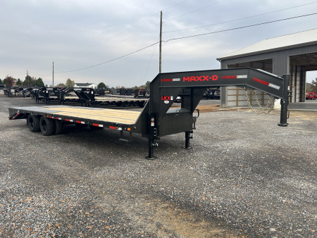 New 2026 MAXX-D 102 X28' 25.9K Gooseneck Flatbed Trailer