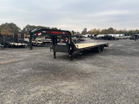 New 2026 MAXX-D 102"X28' 25.9K Gooseneck Flatbed Trailer