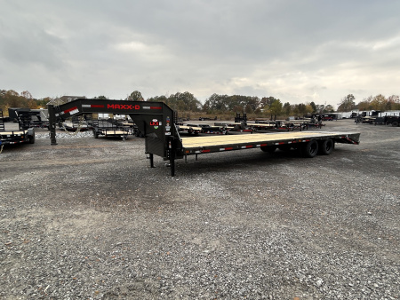 New 2026 MAXX-D 102"X32' 25.9K Gooseneck Flatbed Trailer
