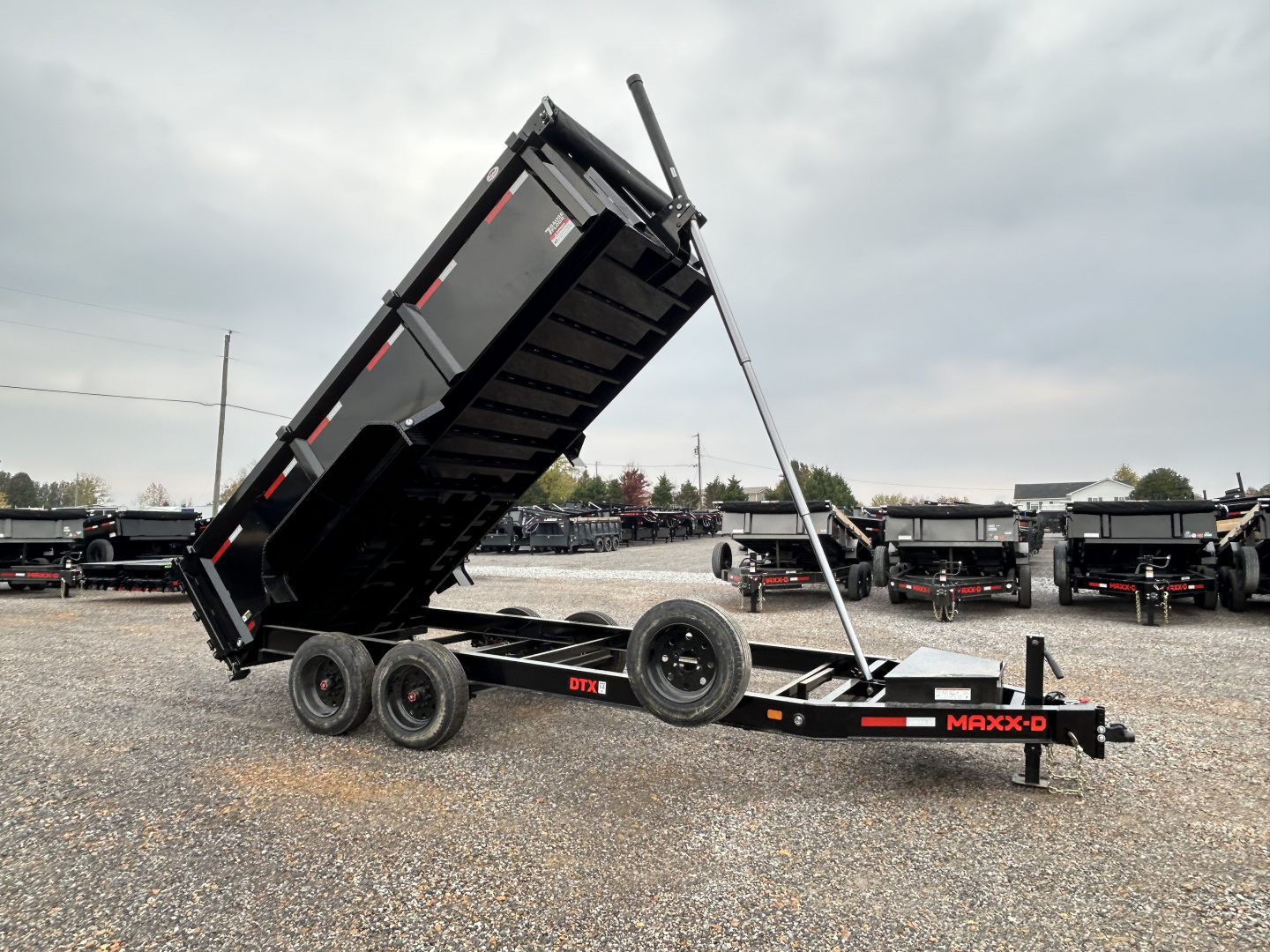 New 2026 MAXXD Dump Trailer | 83" x 16' | 17.5K GVWR