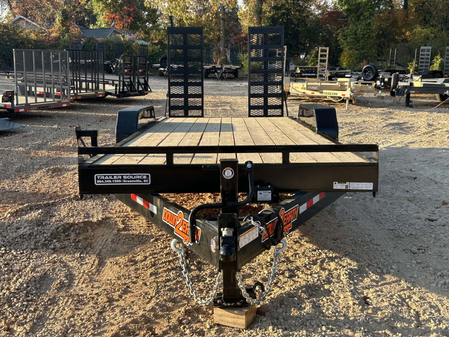 New 2026 Down 2 Earth Trailers 7x20 TA 17.5K Equipment Trailer