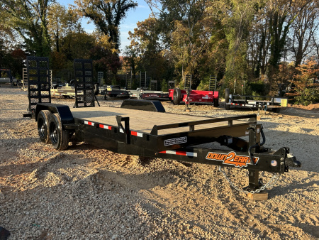 New 2026 Down 2 Earth Trailers 7x20 TA 17.5K Equipment Trailer