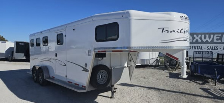 Used 2023 Trails West Classic GN 3 Horse Trailer